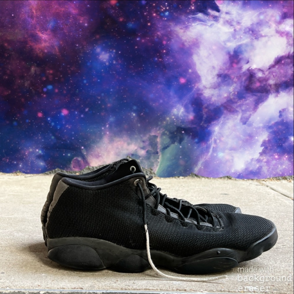 Nike Air Jordan Horizon Low Triple Black Mens Shoes  Mens  14